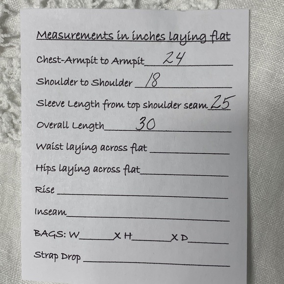 M Made in Italy white linen blouse with lace detail size XL - Picture 9 of 9